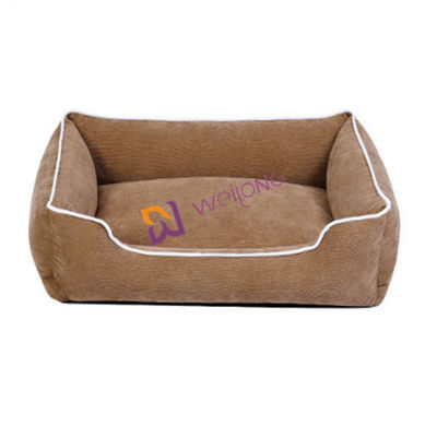 Corduroy حماية البيئة الذاتي الاحترار سرير الحيوانات الأليفة PP القطن العظام سرير أريكة الكلب