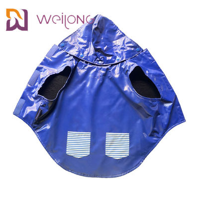 True Pocket Velcro افتتاح متوسط ​​معطف واق من المطر الكلب مخصص على الوجهين