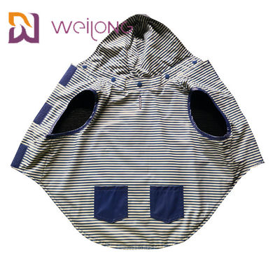 True Pocket Velcro افتتاح متوسط ​​معطف واق من المطر الكلب مخصص على الوجهين