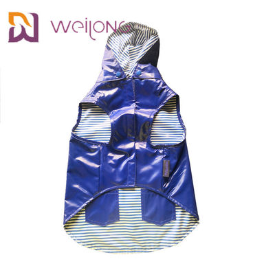 True Pocket Velcro افتتاح متوسط ​​معطف واق من المطر الكلب مخصص على الوجهين