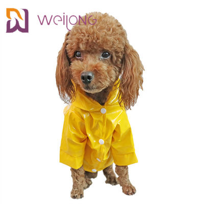 بو الجلود خفيفة الوزن معطف واق من المطر الحيوانات الأليفة Windproof سترة المطر جرو